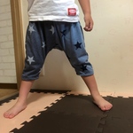 サルエルハーフパンツ