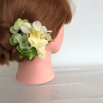 ヘアアクセサリー イエロー 浴衣 お祭り