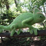 羊毛フェルト　カメレオン