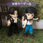 K様オーダー品 ミニミニ リュック 白&牛柄 オビツ11サイズ