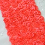 【50cm】300円　立体ローズリボン♡ピンク