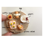 ミニチュアフード★たまごたっぷりブランチセット☆