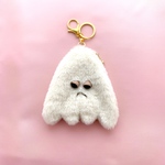 〈KEDAMONO〉 キーホルダー付きミニポーチ  イカ井くん