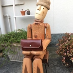 ジャバラの長財布/赤みの茶色のレザー財布/大きな財布/ハンドメイド財布/かわいい長財布/jaba-752