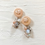 ゆらゆらピアス【ピーチピンク】