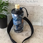 アメリカンナンバー青＊保冷ペットボトルホルダー水筒カバー弁当ランチホルダーケース弁当