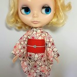 ブライス 浴衣 リカちゃん 浴衣 きなり 麻の葉