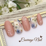 大人可愛い春のフラワーネイルチップ♡送料無料 No.123