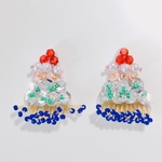 三角△  ビーズ刺繍 ピアスorイヤリング＊