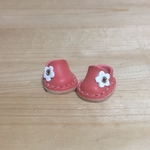 オビツ11 サイズ  お花スリッポン ピンク