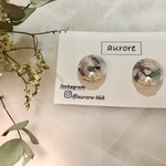 粋なサークルパール ピアス イヤリング  ★¥420均一開催中★No49