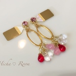 貼るピアス♡チェコビーズ