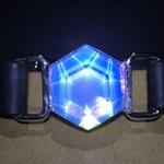 ホログラムガラスブレスレット　エレメンタルブルー