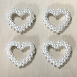 PEARL BEADS HEART FLAME PARTS