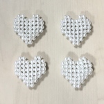 PEARL BEADS HEART PARTS