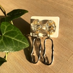 透明感○キラキラシルバーピアス
