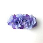 ♡petal barrette 8cm☆translucent☆water×purple