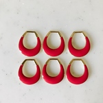 Red Drop Pendant Tops