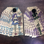 Oddly  in Wonderland paper tags 