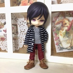 オビツ11サイズ服＊ロングカーディガン×タンクトップ×デニム3点セット