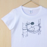 ☆送料無料☆定番Ｔシャツ「カバと鳩時計」