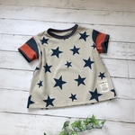 【100】星柄＊ワイドTシャツ