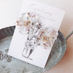Flowerおはじきピアス