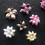 一輪の花 つまみ細工 ポニーフック