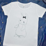 【ラスト1枚】立ち耳うさぎちゃんTシャツ