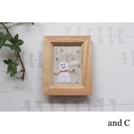 刺繍ミニフレーム＊てるてる坊主