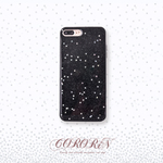 【iPhone11シリーズ対応】星ラメホログラム <ブラック×シルバースター>(SPCa0139Bsv) ◆スマホケース/iPhoneケース 