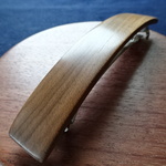 再販-山桜のシンプルなバレッタ（ヤマザクラL1）10.5cm