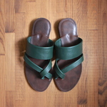 re-born sandals ver.dark green