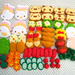 ★フェルトままごと★どうぶつモーニングセット★