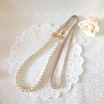 9e*ネックレス《demi est ruban-beige》