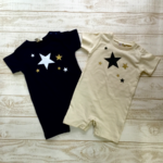 ★お値下げ★再入荷きらっとお星ロンパースネイビー80