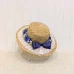 赤毛のアンの帽子：ちょっとツバ広 カンカン帽 