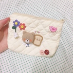 ナンデモ入れちゃえポーチ❁❀✿✾くまさんと食パンさん