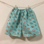 夏の涼しいパンツ 手ぬぐい ステテコ  ズボン アイス ミントグリーン