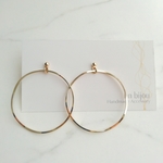 大ぶり◇シンプル◇フープピアス