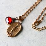 SALE＊古代スタイル　ブロンズ印章　ネックレス