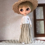 ブラウスとロングスカートセット ブライスサイズ