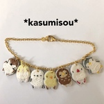 鳥好きさんの刺繍バッグチャーム