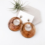 【NEW】clear marble brown-big circle