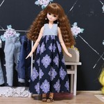 【22cmドール】♡カクシュールリゾートワンピース♡
