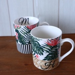 イニシャル入り♡ボタニカルマグカップ