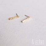 - Brass - Twisted Rope ピアス