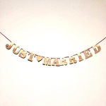 木製 ガーランド 結婚式 ウエディング フォトアイテム