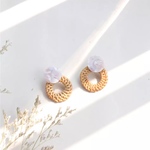 Bamboo Drop Earrings バンブードロップピアス