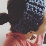 再販 ズパゲッティ  引き揃え糸 ヘアバンド
